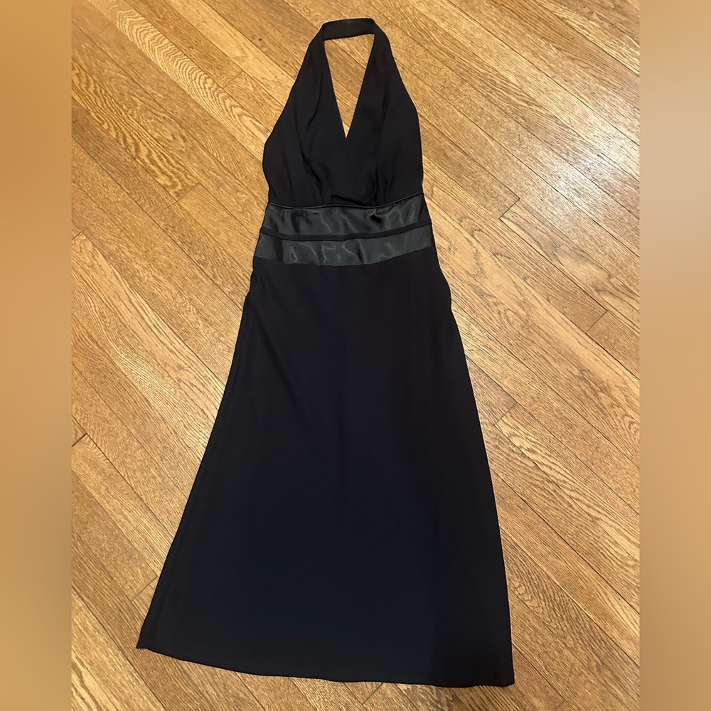 THE LIMITED Halter Neck Tea-Length Dress